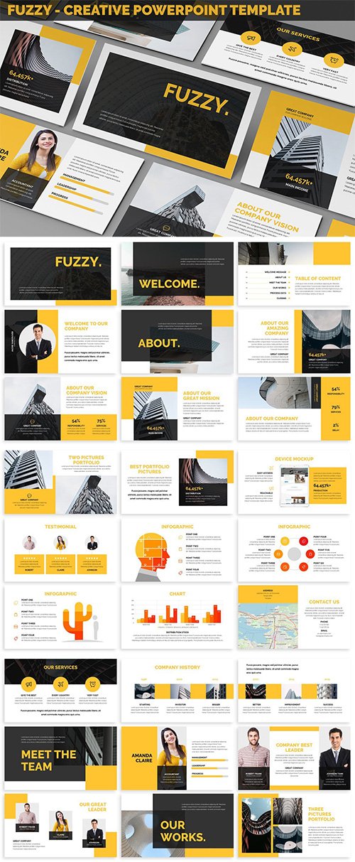 Fuzzy - Creative Powerpoint Presentation Template