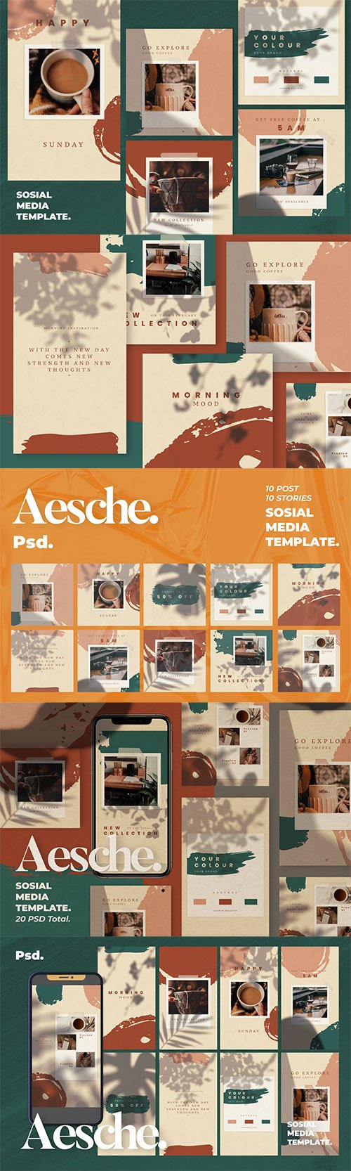 Aesche - Social Media Templates