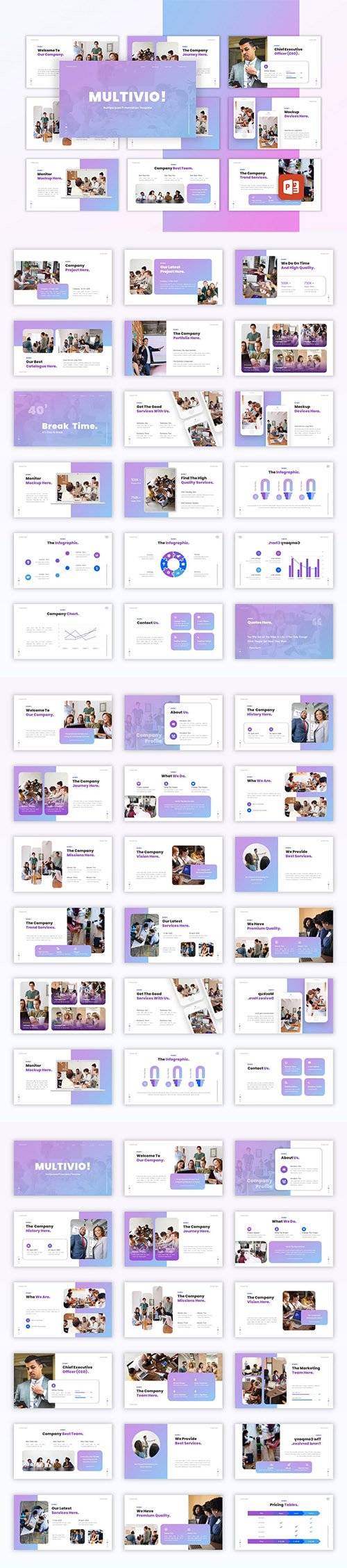 Multivio - Business Powerpoint Template