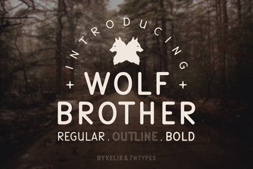 Wolf Brother Font