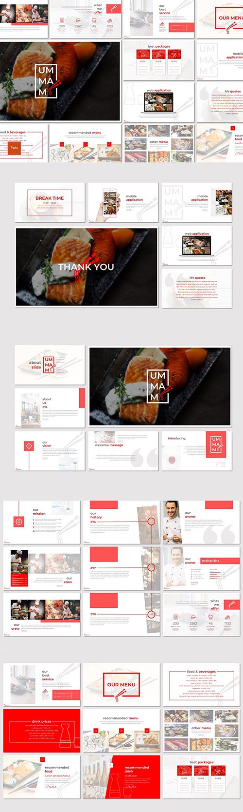 Ummami - PowerPoint, Keynote and Google Slides Template