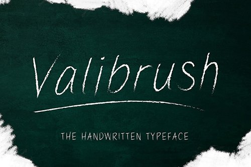 Valibrush Font