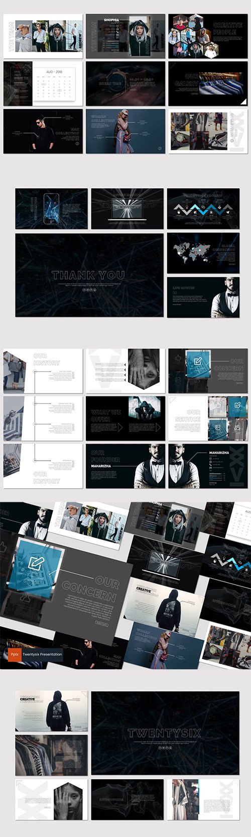 Twentysix - PowerPoint, Keynote and Google Slides Template