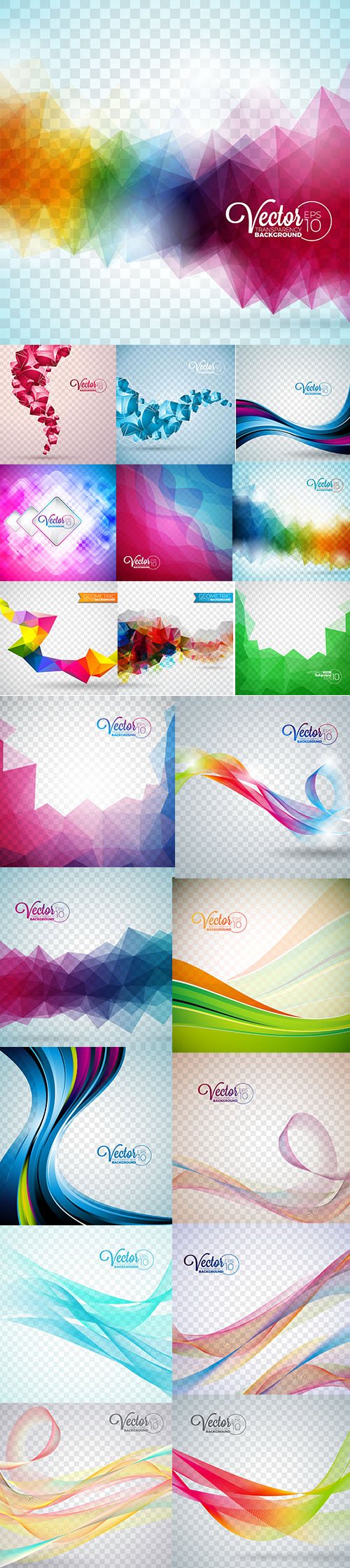 Abstract Background Premium Vector Set