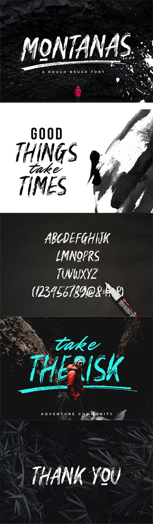 Montanas Brush Font