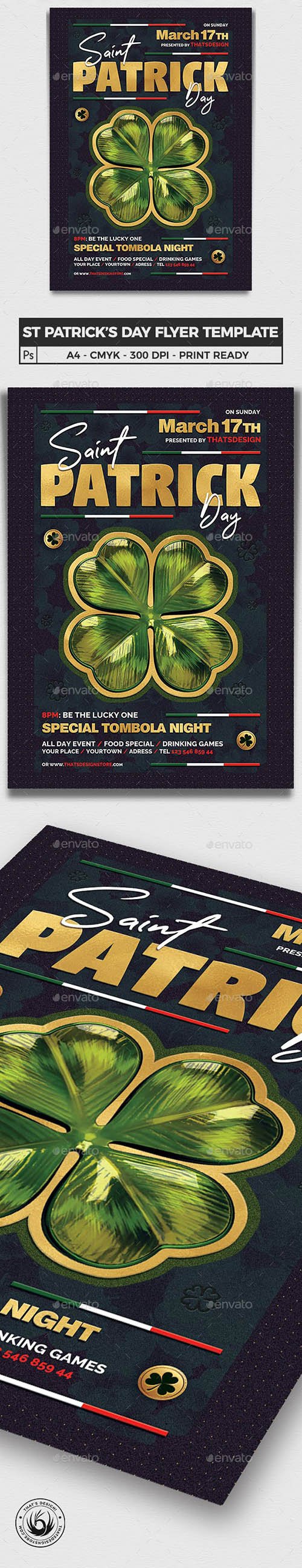 Saint Patricks Day Flyer Template V10