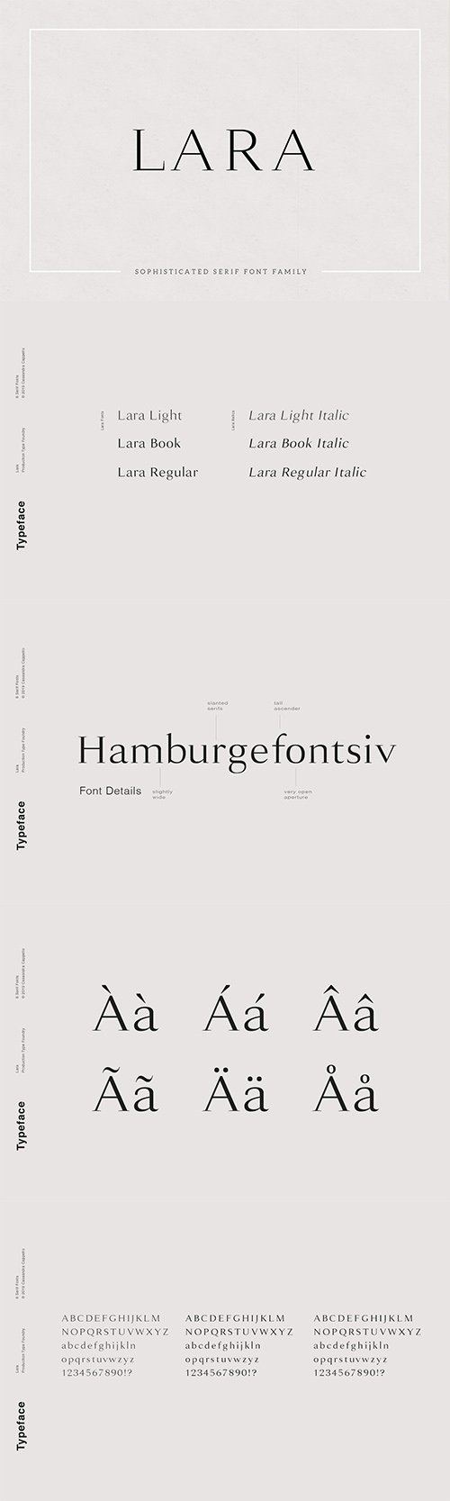 Lara - Sophisticated Serif Typeface 3541702