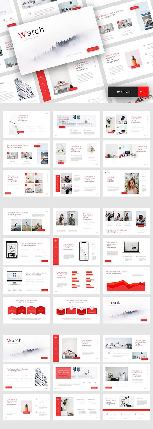 Watch - Creative PowerPoint, Keynote and Google Slides Template