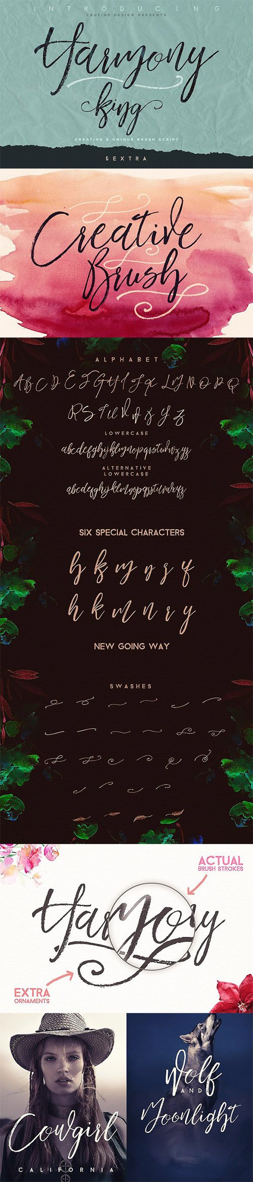 Harmony King - Brush Font 3513616