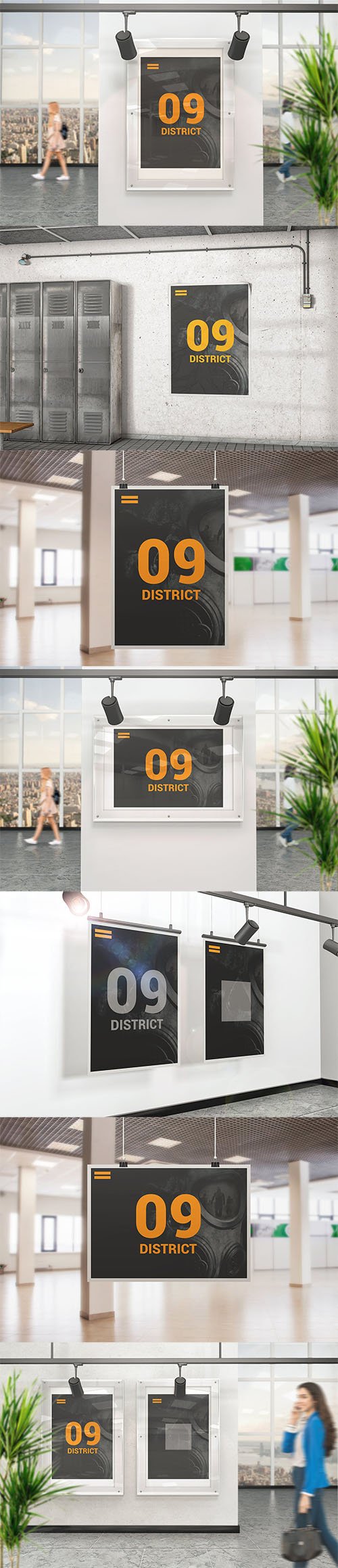 PSD Poster Mockups 02