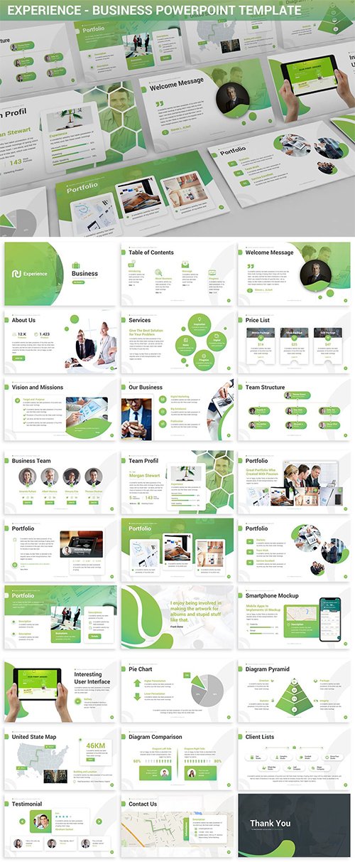 Experience - Business Powerpoint Template