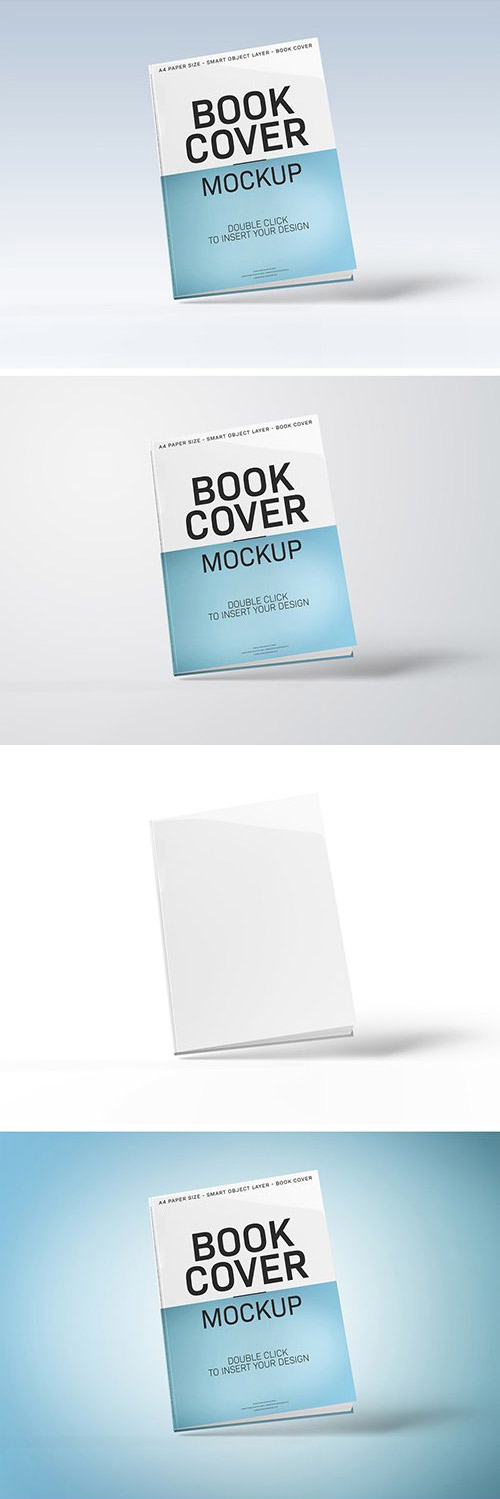 Floating Book Cover Mockup