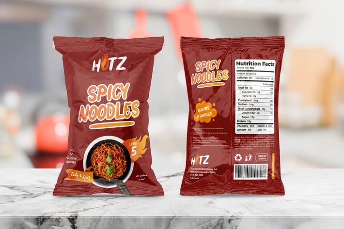 Snack Packaging Templates JQUHNF7