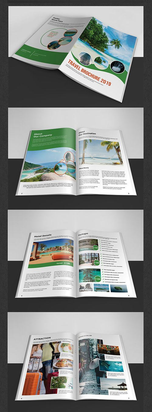 Travel Brochure Layout 240680163