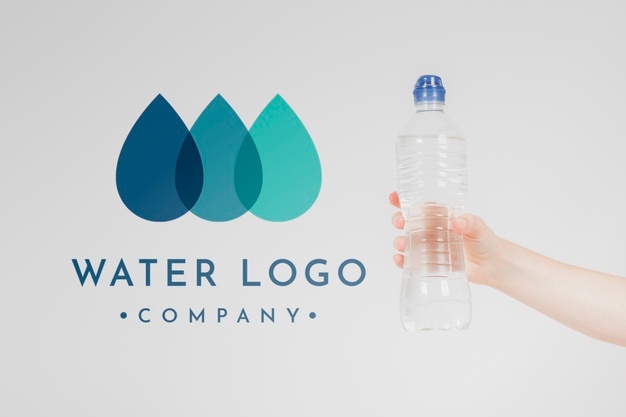 Water Logo Mockup