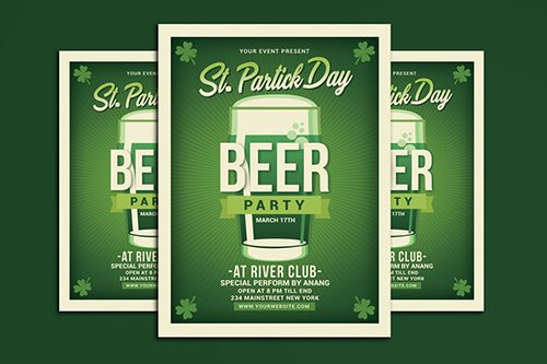 Saint Patrick Day Beer Party