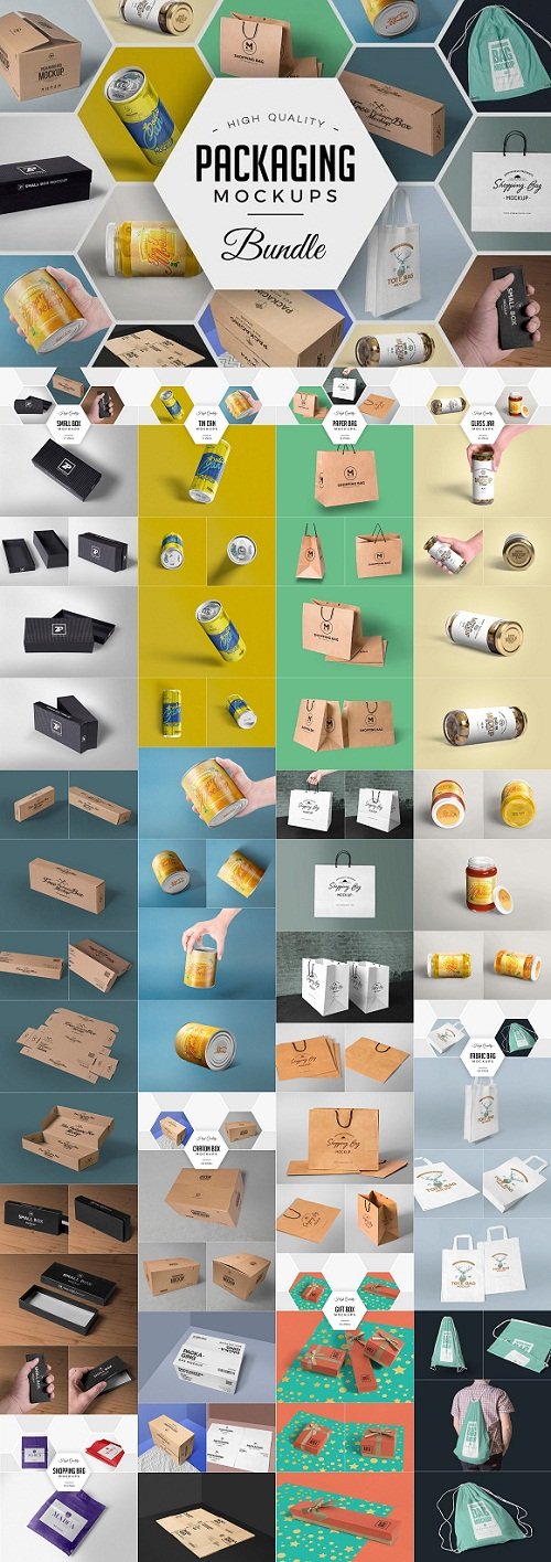 79 Amazing Packaging Mockups Bundle 2984705