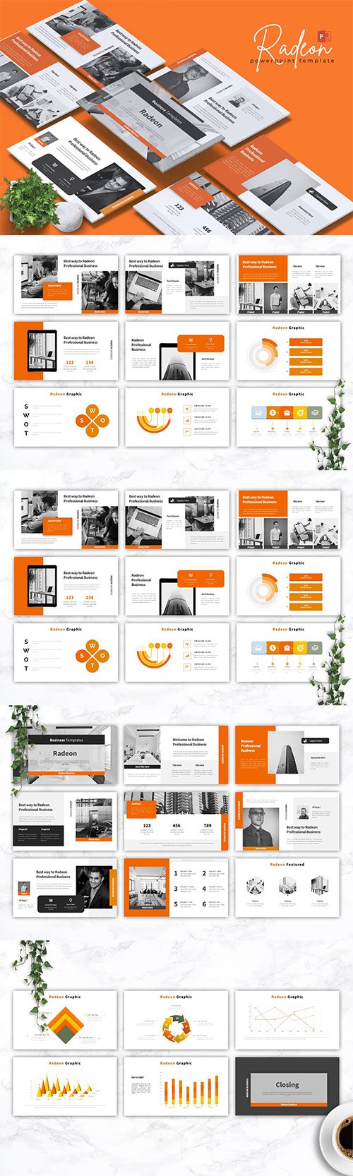 RADEON - Business Powerpoint, Keynote and Google Slides Templates