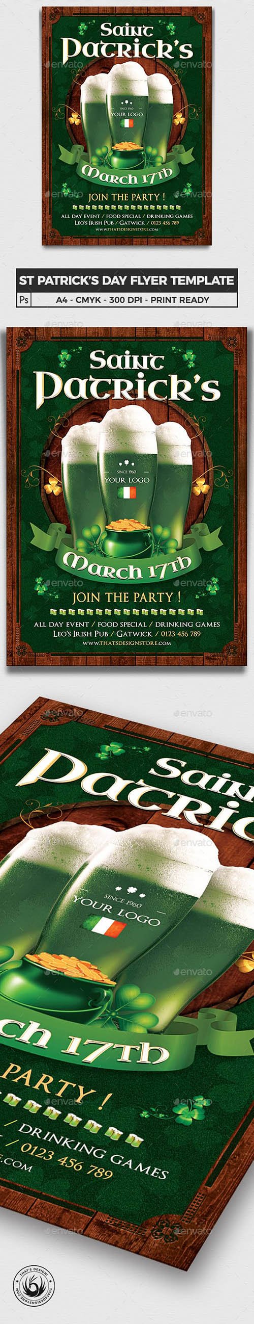 Saint Patricks Day Flyer Template V8