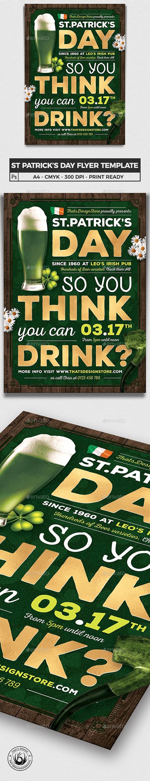 Saint Patricks Day Flyer Template V7