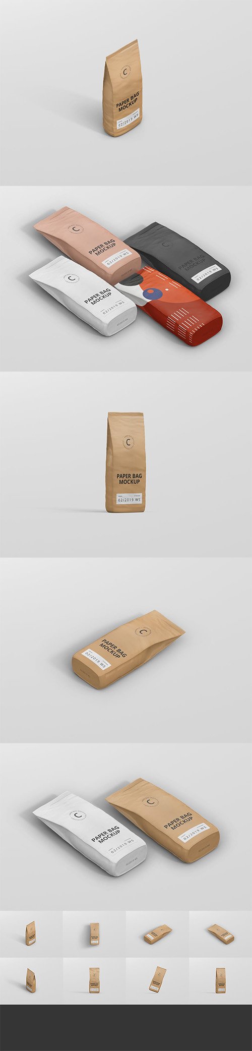 Paper Bag Mockup PSD