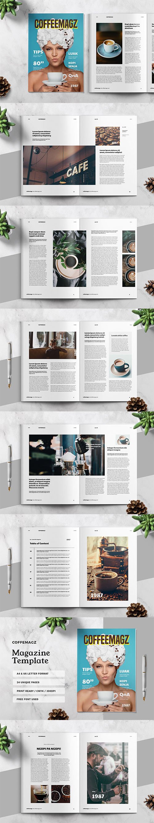 COFFEE - Magazine Template INDD