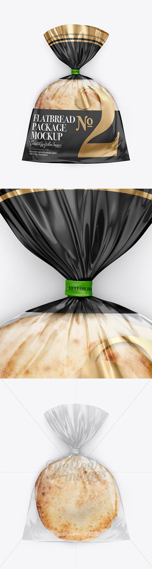 Bag W/ Flatbread Mockup 18141
