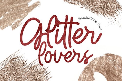 Glitter Lovers - Display Font