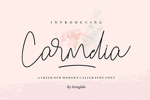 Carmelia - Modern Calligraphy Font