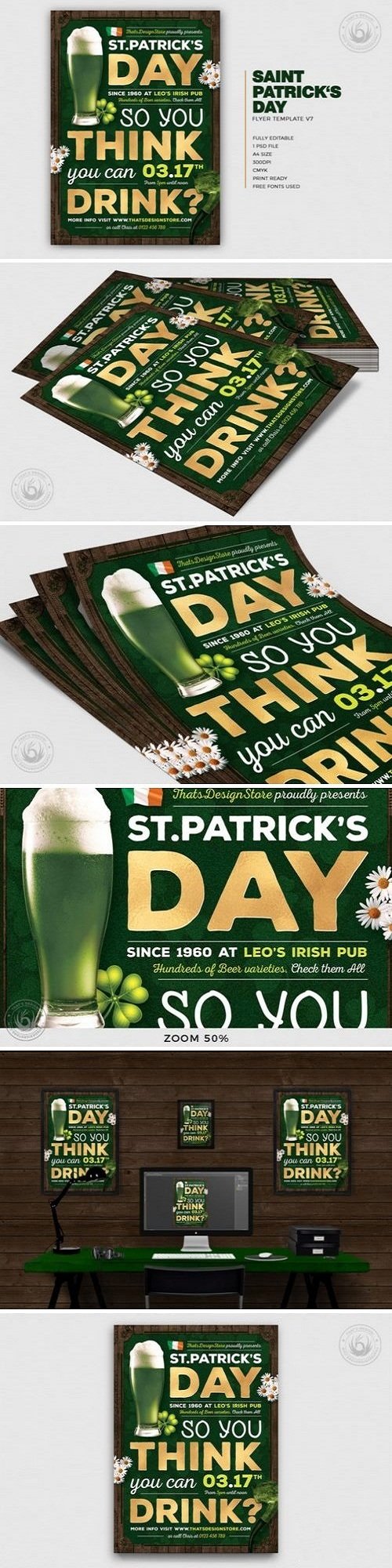 Saint Patricks Day Flyer Template V7