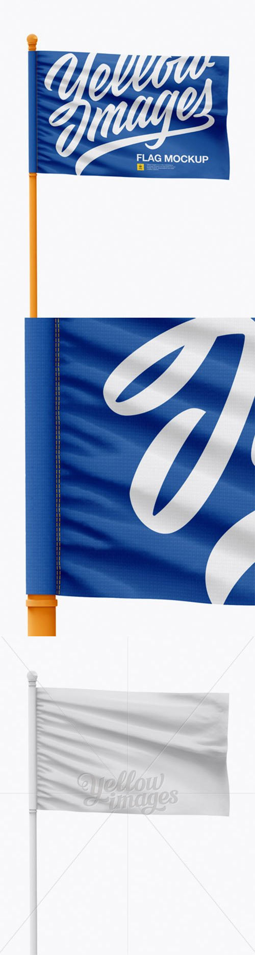 Flag Mockup - Front View 18390