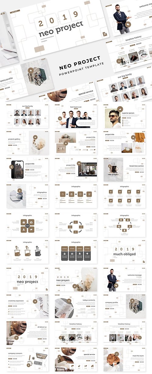 Neo Project - PowerPoint, Keynote and Google Slides Template