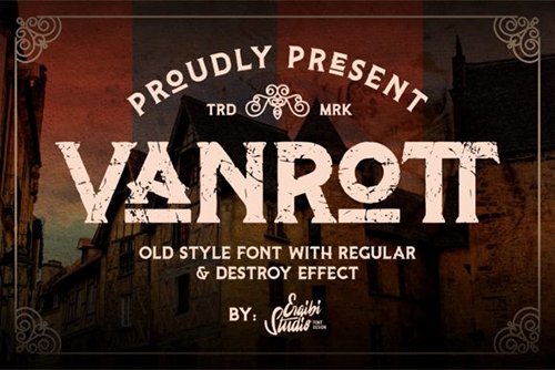 Vanrott Font