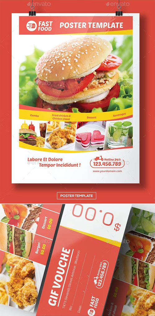 Restaurant/ Fast Food Set Templates 12350355