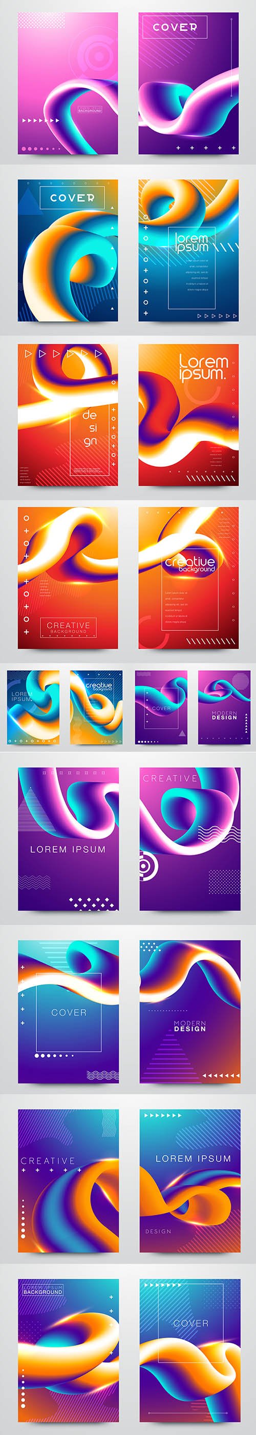 Modern Abstract Covers Set