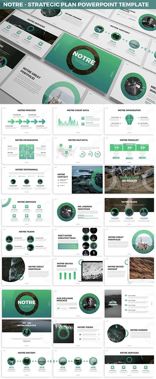 Notre - Strategic Plan Powerpoint Template