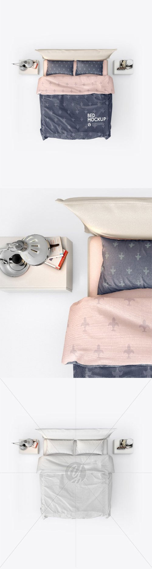 Double Bed Mockup 55231