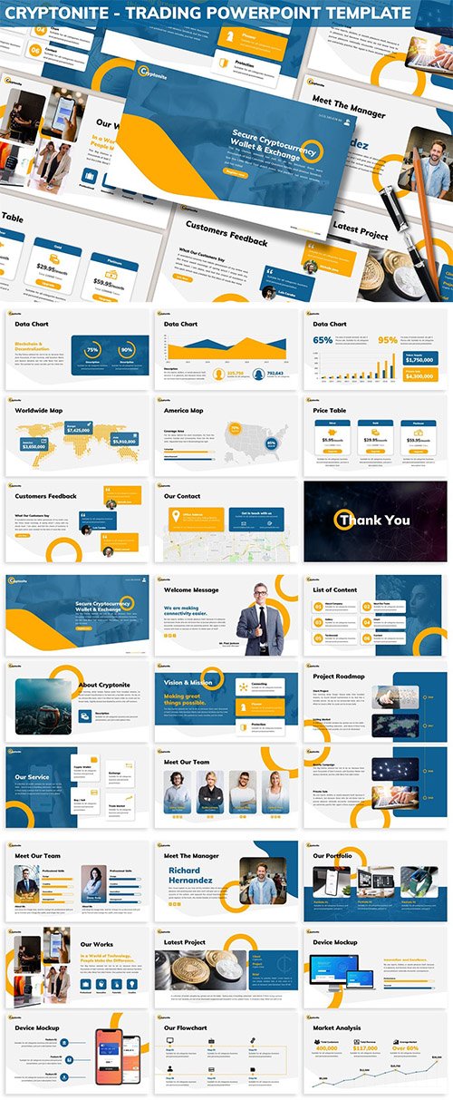 Cryptonite - Trading Powerpoint Template