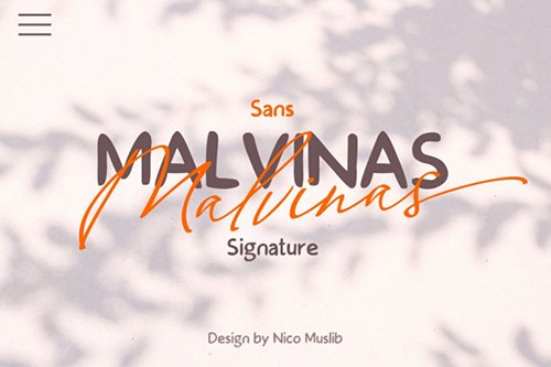 Malvinas Font