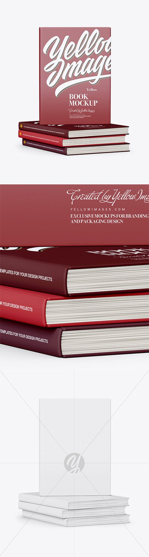 Matte Covered Books Mockup 26946