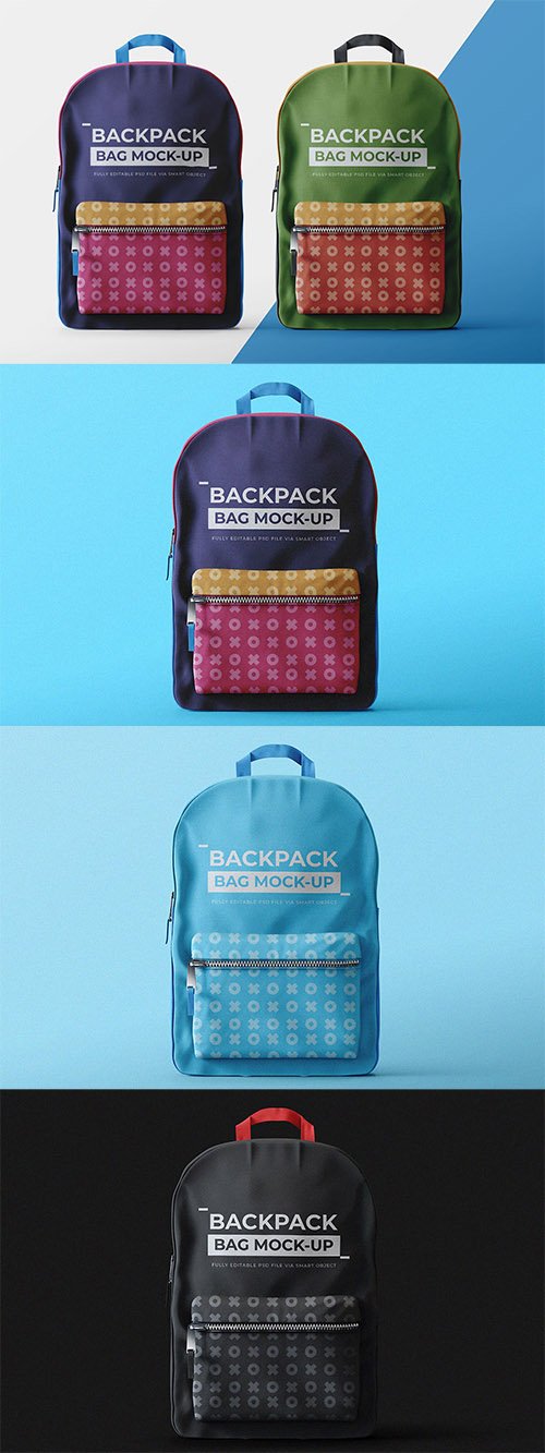 Backpack Mock-Up Template
