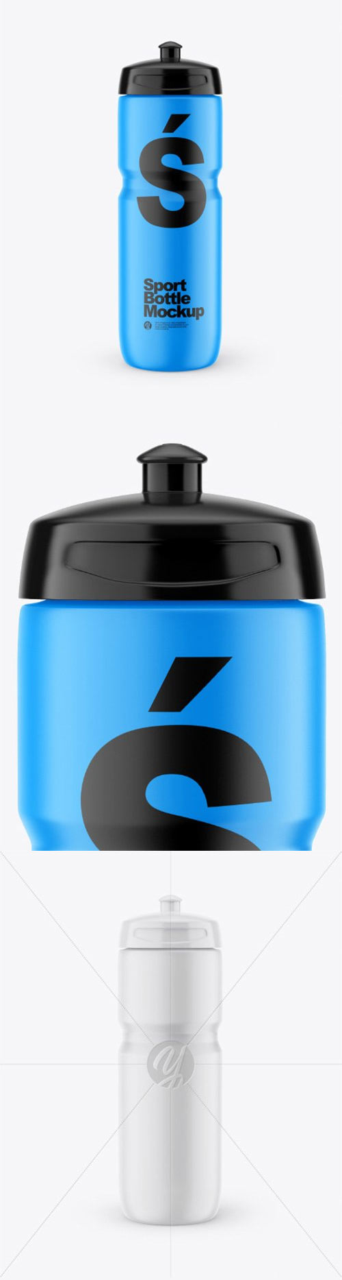 Matte Sport Bottle Mockup 55408