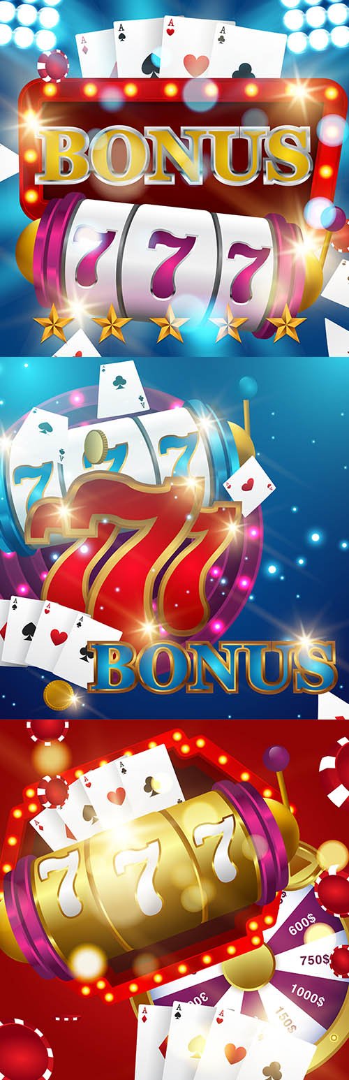 Vector Illustrations of Casino Theme