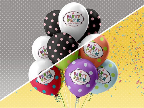 Party Balloons Mockup 215870005