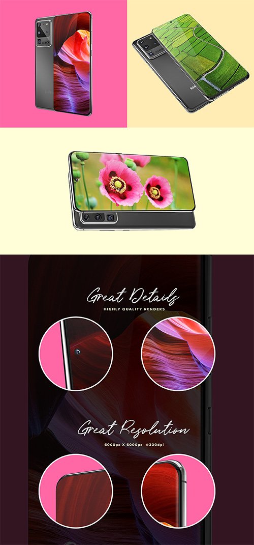 Galaxy S20 Ultra Device Mockup
