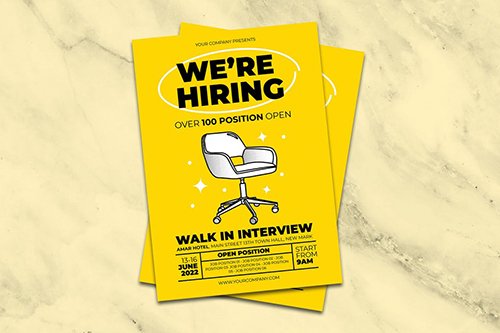 Midcentury Job Vacancies PSD