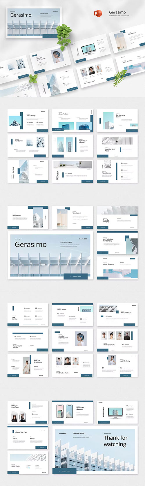 Gerasimo - Architecture PowerPoint Template
