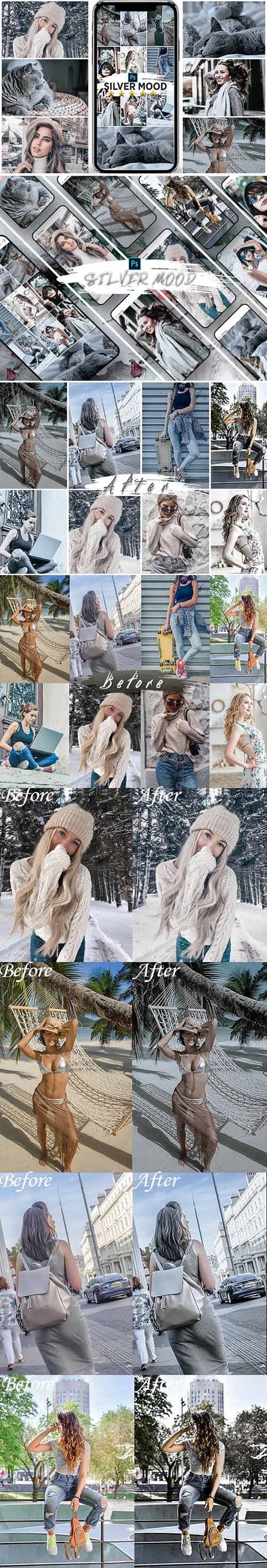 Silver Mood Photoshop Actions 25147155