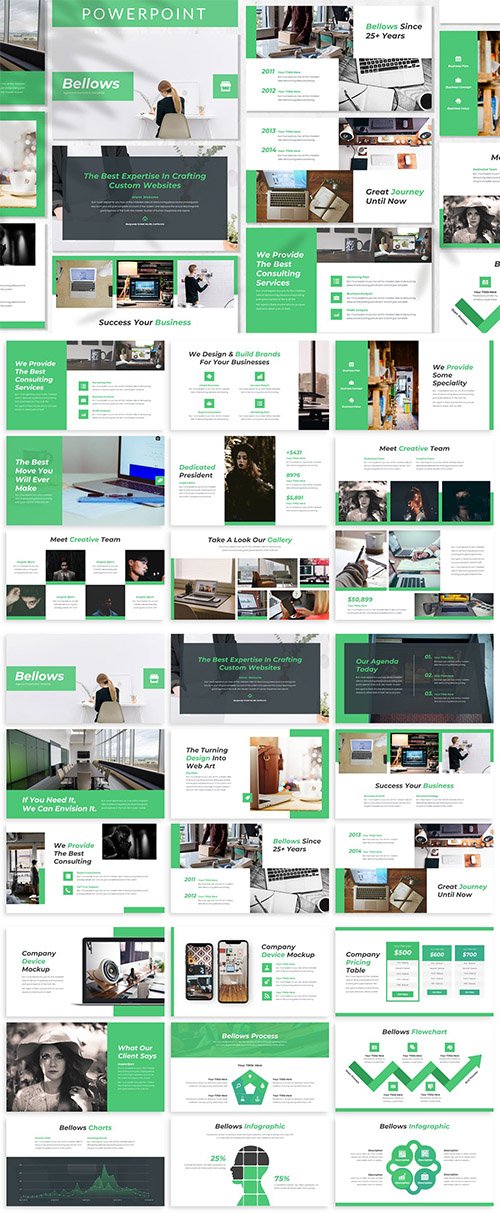 Bellows - Business Powerpoint, Keynote and Google Slides Template