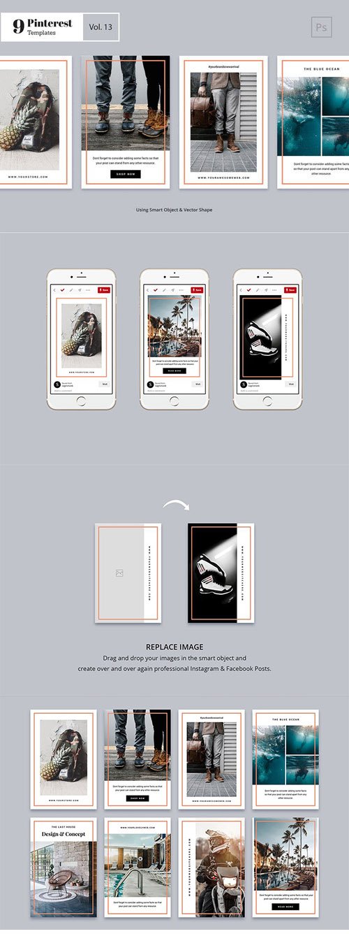 Pinterest Templates Vol. 13